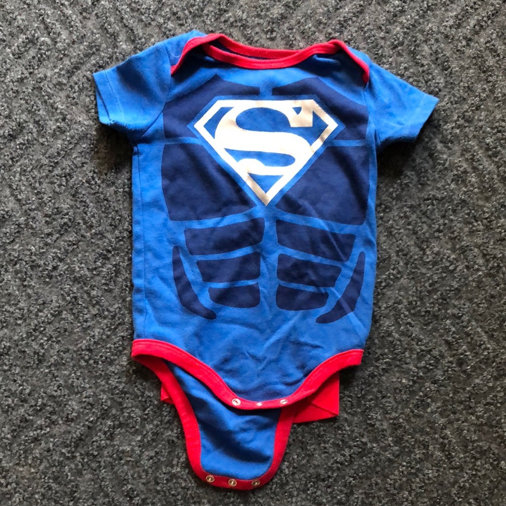 DC Comics Blue and Red Superman Kids One Piece- 18M